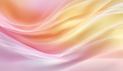 Obraz premium Abstract, flowing fabric in soft pastel shades