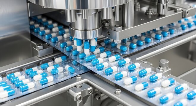 Pharmaceutical Drug Production: Capsules on Automated Assembly Line