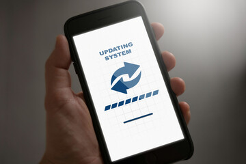 Smartphone Updating Alert for app and software mobile system