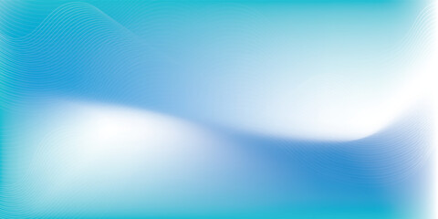 Abstract blue gradient background with shining lines waves. Minimalist background for banner, poster, cover, brochure, flyer, website