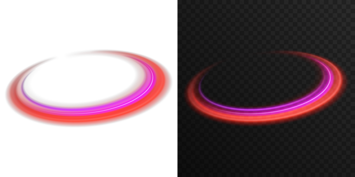 Energy flow neon ellipse glowing with blue, pink, and purple gradient. Futuristic magic circle, dynamic swirl light effect, abstract portal design for fantasy art, sci-fi scenes, and modern digital mo - Powered by Adobe