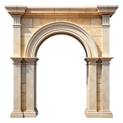 Obraz premium Arch Isolated On White Background