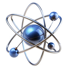 Atom Isolated On White Background