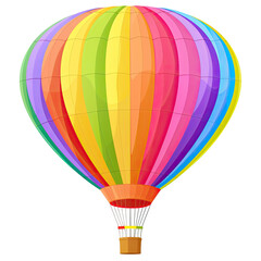Naklejka premium Colorful hot air balloon (11)