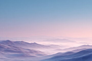 An infinite lavender desert under a glowing turquoise sky