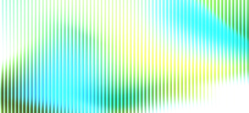 Gradient ribbed glass with yellow to green heat map tones. Wavy glassmorphism blends holographic sunset hues with neon highlights. Ideal for futuristic dashboards or vibrant product mockups.