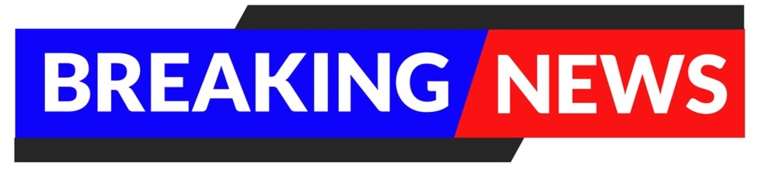 Creative Breaking News Lower Third Frame with Vibrant Colors and Contemporary Layout for Television Headlines and Online News Streaming Graphics