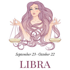 libra zodiac design