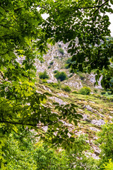Paisaje en Bulnes, Picos de Europa.