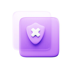 Road sign 3d web and apps icon