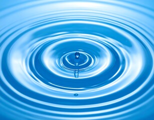 Water droplet ripples