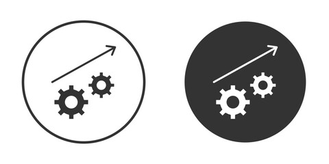 Productivity icon. flat sign design. Vector symbol pictogram. UX UI icon