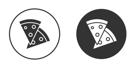 Pizza icon. flat sign design. Vector symbol pictogram. UX UI icon