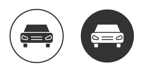 Fototapeta premium Car icon. flat sign design. Vector symbol pictogram. UX UI icon