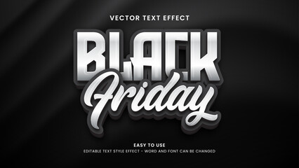 black friday editable text effect