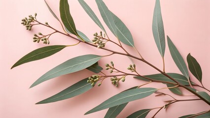 branch with pink flowers