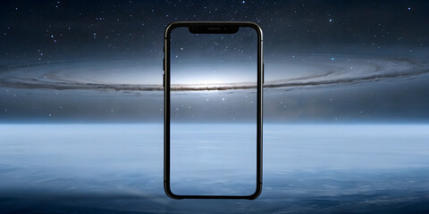 Demonstration of the capabilities of the camera phone, high quality shooting, photos that the phone makes. Advertising for smartphones, on posters, high quality