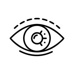 eye icon vector illustration