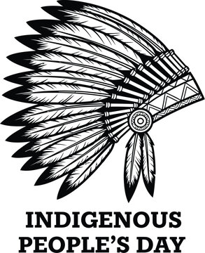 Celebrate Indigenous Peoples Day with vibrant feathered headdress art