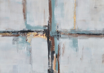 Abstract artwork with dynamic lines and soft colors, creating a harmonious and modern composition, perfect for contemporary interior design and artistic projects