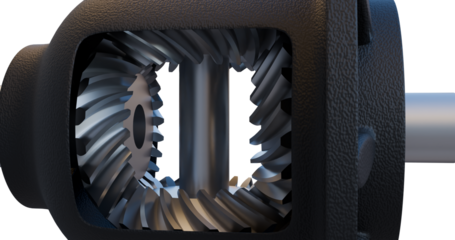 Automotive differential gear; ring gear assembly; Power transmission gear; Bevel gears