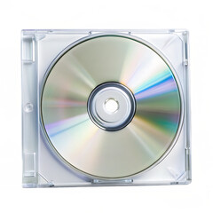 Cd Case Isolated On White Background