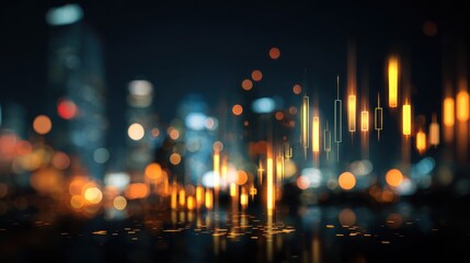 fireworks in the city