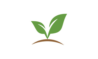 a growth-themed graphic image, set on a white background. vector graphic base.