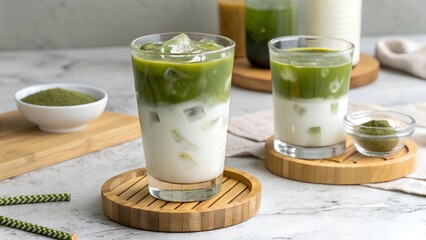 cocktail with lime and mint