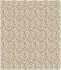 Seamless leopard animal skin pattern, realistic wild feline fur style repeating texture, safari camouflage background for textile, fashion, or wallpaper design © New Asia