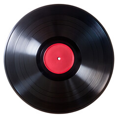 Obraz premium Vinyl Record Isolated on White Background