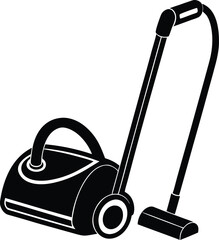 Electric vacuum cleaner silhouette