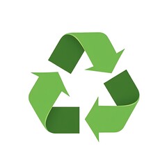 Obraz premium Green Recycling Symbol Arrows Eco Friendly Logo recycle