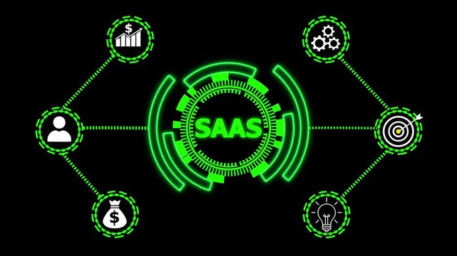 SaaS (Software as a Service) is a cloud-based software delivery model where applications are hosted online and accessed by users via the internet on a subscription basis.