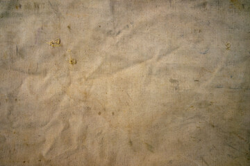 A photo of the texture of an old fabric.Vintage grey fabric background