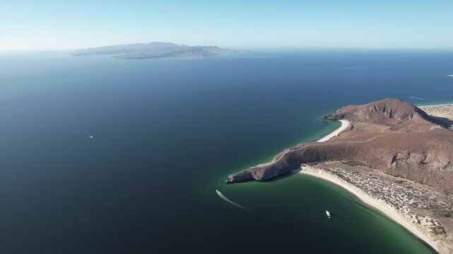 Drone Footage of Playa Balandra &ndash; The Iconic Beach of La Paz Baja California Sur, Mexico