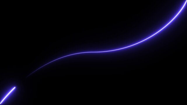 4K Abstract glowing neon lights blinking lines moving animation. neon lines waving copy space Seamless loop animation. Abstract equalizer background. Red neon curve line modern motion design. 