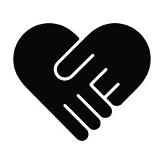 handshake icon vector illustration