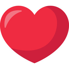 red heart vector