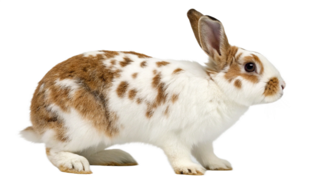 Rabbit, isolated transparent background - Powered by Adobe