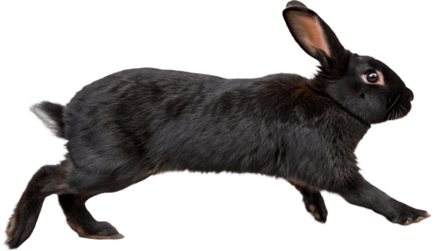 Rabbit, isolated transparent background