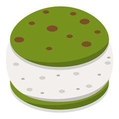 3D Isometric Flat  Illustration of Organic Japanese Food. Item 7