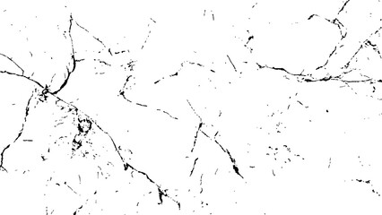 Fototapeta premium Abstract grunge black and white distressed texture background. Cracked texture with many cracks and scratches. Abstract background. Graphic illustration with transparent background.