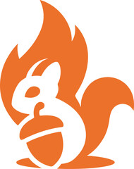 Rabbit logo icon vector art illustration