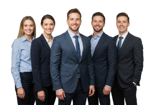 Professional Team of Five – Unity, Leadership, and Collaboration