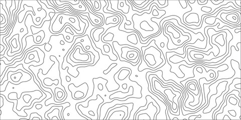 Modern design with White background with topographic wavy pattern design. Topography map pattern, Geographic curved, vector illustration. Geographic mountain relief. Abstract wavy line curve striped 