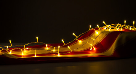 Warm Yellow String Lights Festive Decor