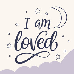 Happy Easter greeting card with decorative text and festive design