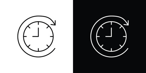 Fast processing icon vector illustration sign symbol. linear design