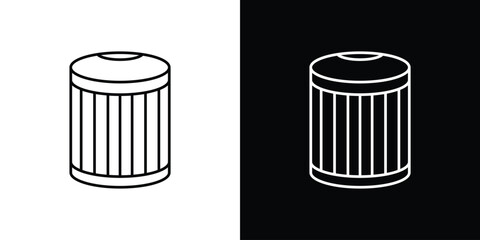 Air filter icon vector illustration sign symbol. linear design